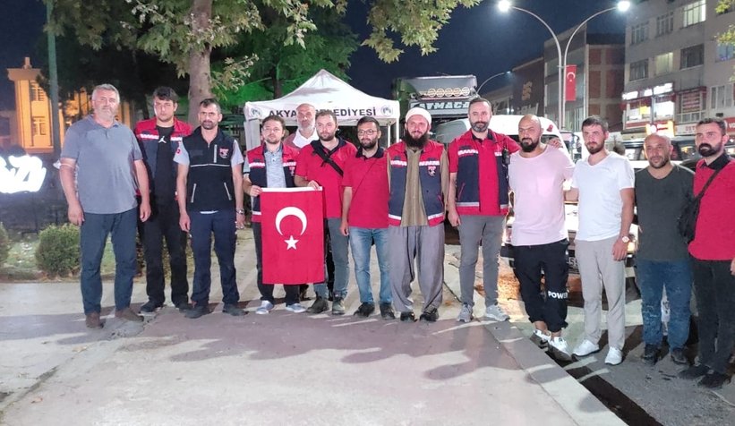 SAKTİM orman yangınlarıyla mücadeleye desteğe gitti