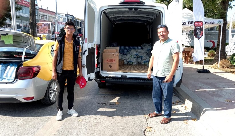 SAKTİM orman yangınlarıyla mücadeleye desteğe gitti