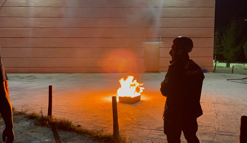 SAKTİM üyeleri yangın eğitimi aldı