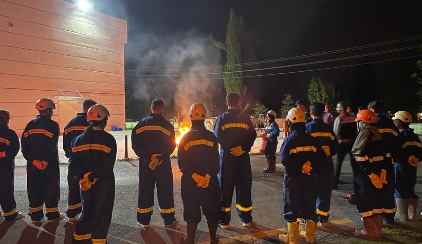 SAKTİM üyeleri yangın eğitimi aldı