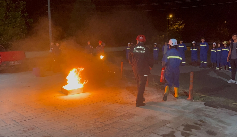 SAKTİM üyeleri yangın eğitimi aldı
