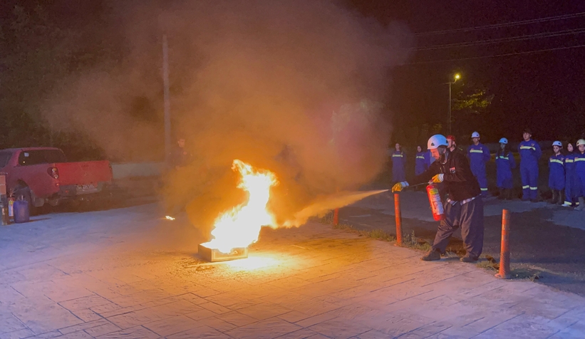 SAKTİM üyeleri yangın eğitimi aldı