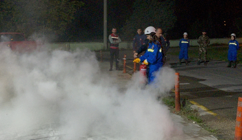 SAKTİM üyeleri yangın eğitimi aldı