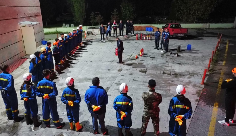 SAKTİM üyeleri yangın eğitimi aldı