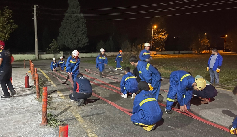 SAKTİM üyeleri yangın eğitimi aldı