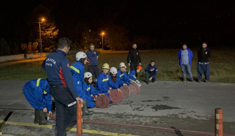SAKTİM üyeleri yangın eğitimi aldı