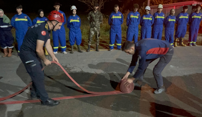 SAKTİM üyeleri yangın eğitimi aldı