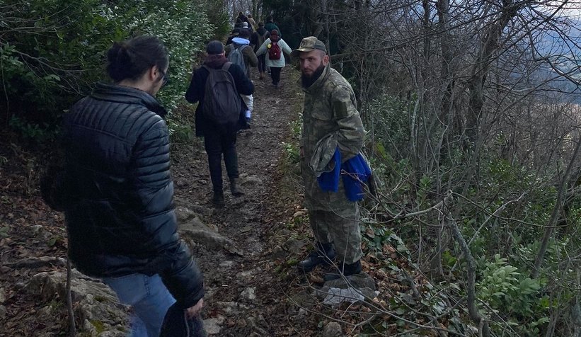 SAKTİM ve SAÜ Genç Tema, Keremali'de doğa yürüyüşü yaptı
