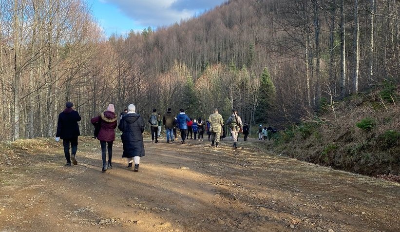 SAKTİM ve SAÜ Genç Tema, Keremali'de doğa yürüyüşü yaptı