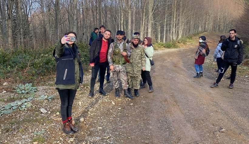 SAKTİM ve SAÜ Genç Tema, Keremali'de doğa yürüyüşü yaptı