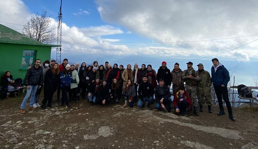 SAKTİM ve SAÜ Genç Tema, Keremali'de doğa yürüyüşü yaptı