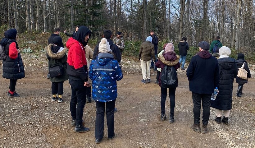 SAKTİM ve SAÜ Genç Tema, Keremali'de doğa yürüyüşü yaptı