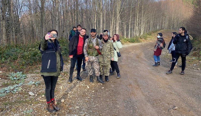 SAKTİM ve SAÜ Genç Tema, Keremali'de doğa yürüyüşü yaptı