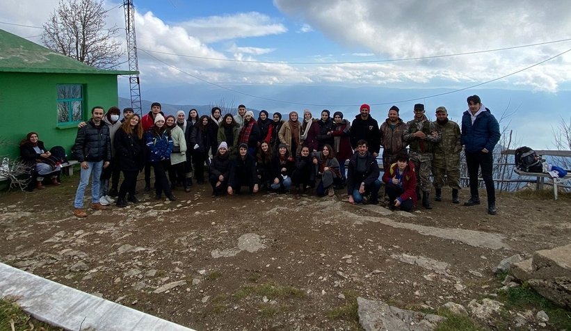 SAKTİM ve SAÜ Genç Tema, Keremali'de doğa yürüyüşü yaptı