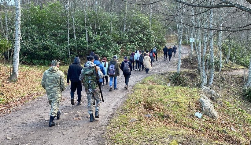 SAKTİM ve SAÜ Genç Tema, Keremali'de doğa yürüyüşü yaptı