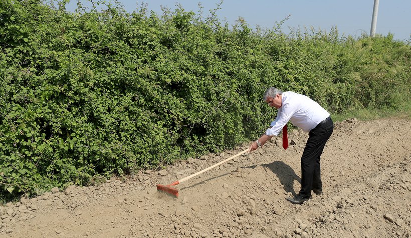 Salep üretimi için tohumlar toprakla buluştu