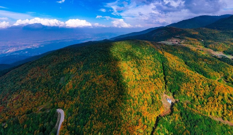 Samanlı dağlarında sonbahar güzelliği