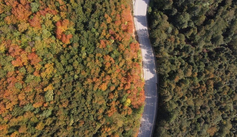 Samanlı dağlarında sonbahar güzelliği