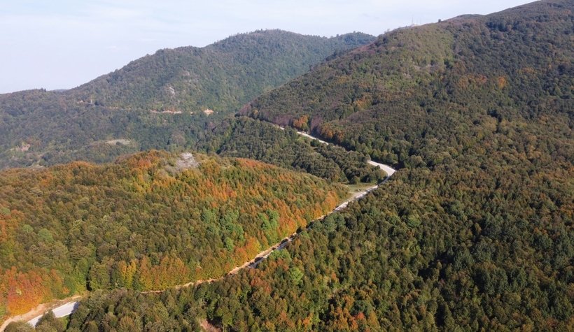 Samanlı dağlarında sonbahar güzelliği