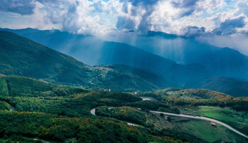 Samanlı dağlarında sonbahar güzelliği