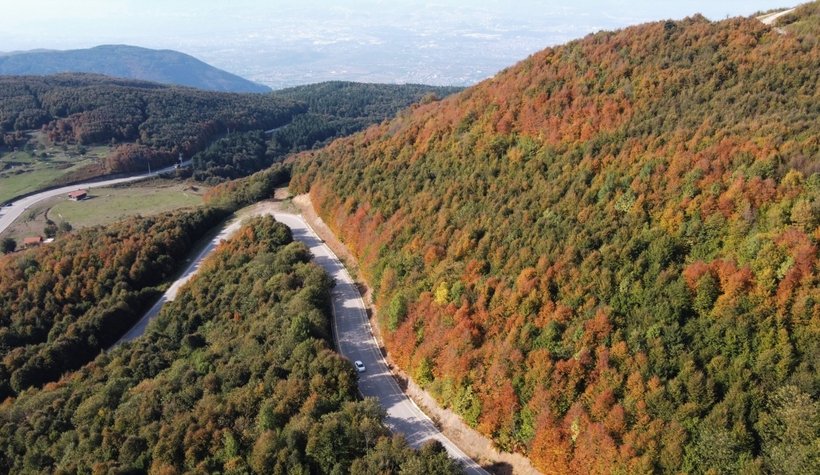 Samanlı dağlarında sonbahar güzelliği