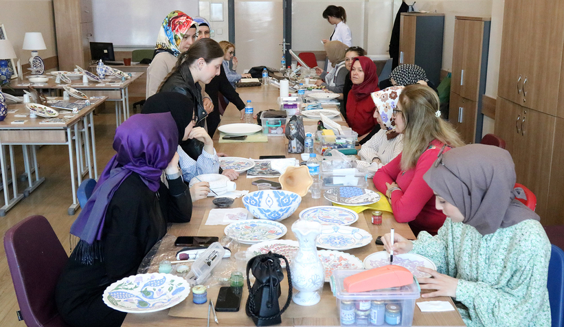 SAMEK’in el emeği göz nuru eserleri görücüye çıkıyor