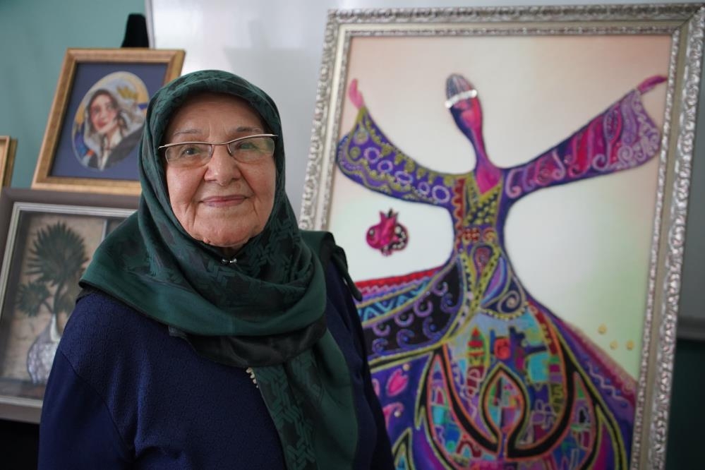 Sanata Adanmış Bir Ömür! 82 Yaşındaki Güliye Teyzenin Hikayesi