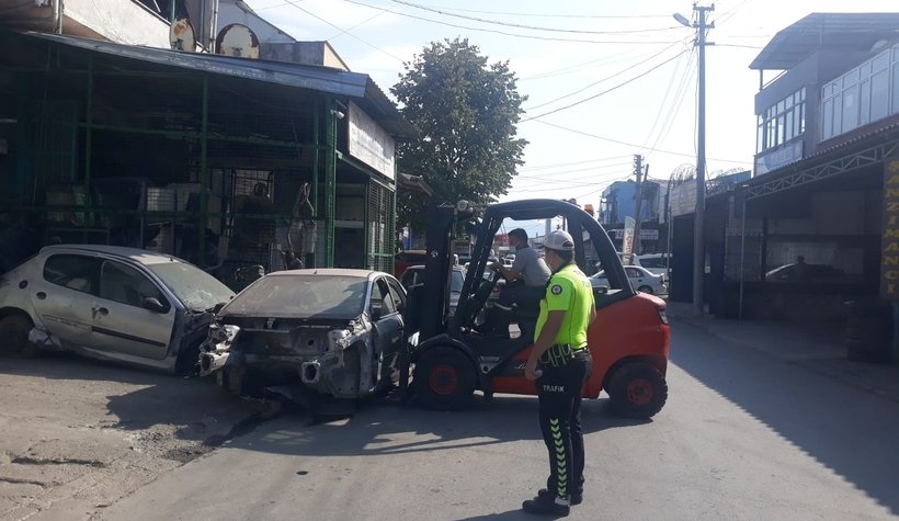 Sanayi hurda atıl araçlardan temizlendi!
