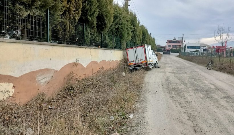 Sanayi yolunda kaza: 1 yaralı