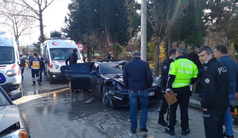 Sapanca'da 4 milyonluk kaza kamerada