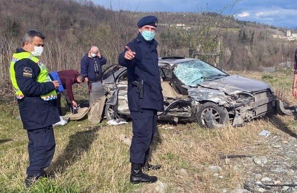 Sapanca'da feci kaza kamerada