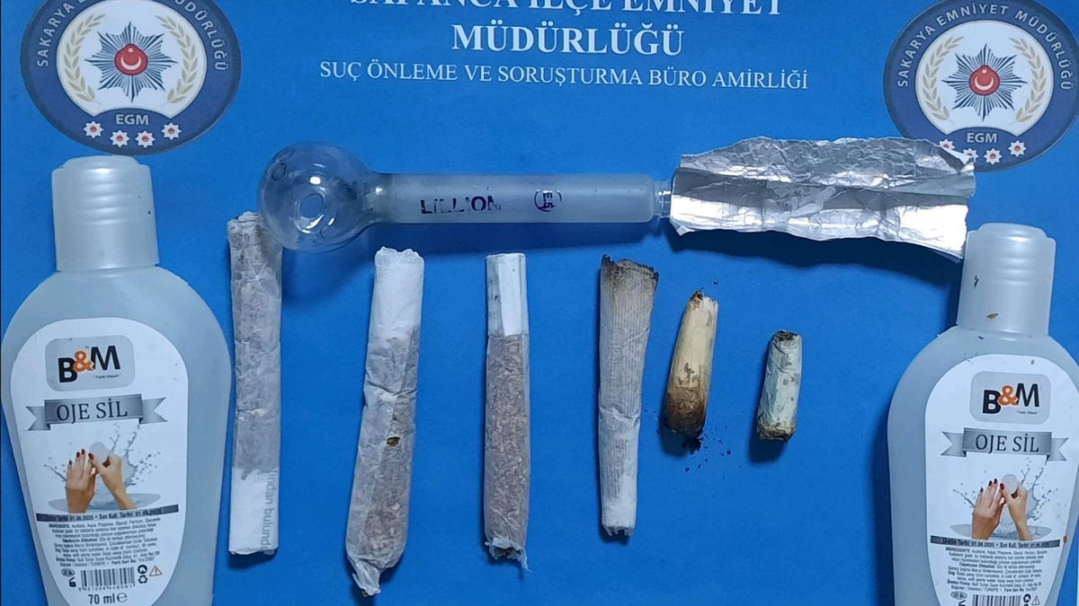 Sapanca'da polisten narkotik operasyonu