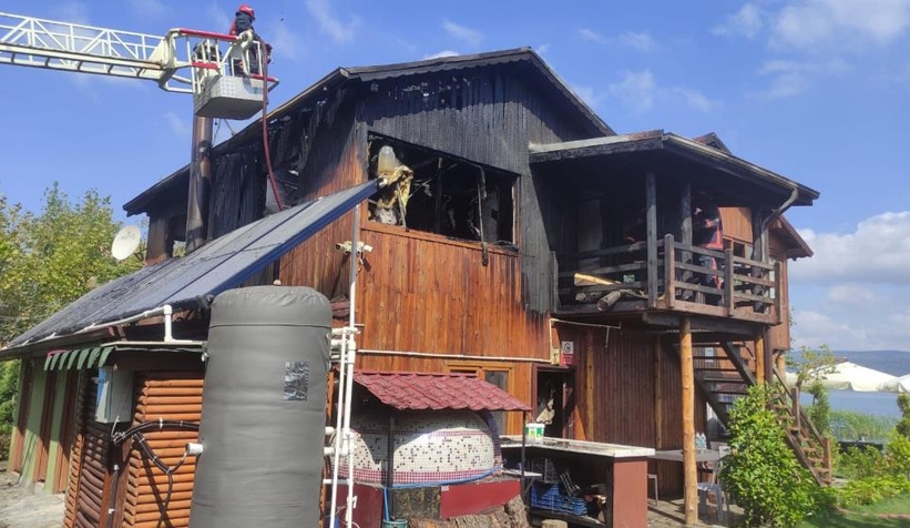 Sapanca'da restoran yangını