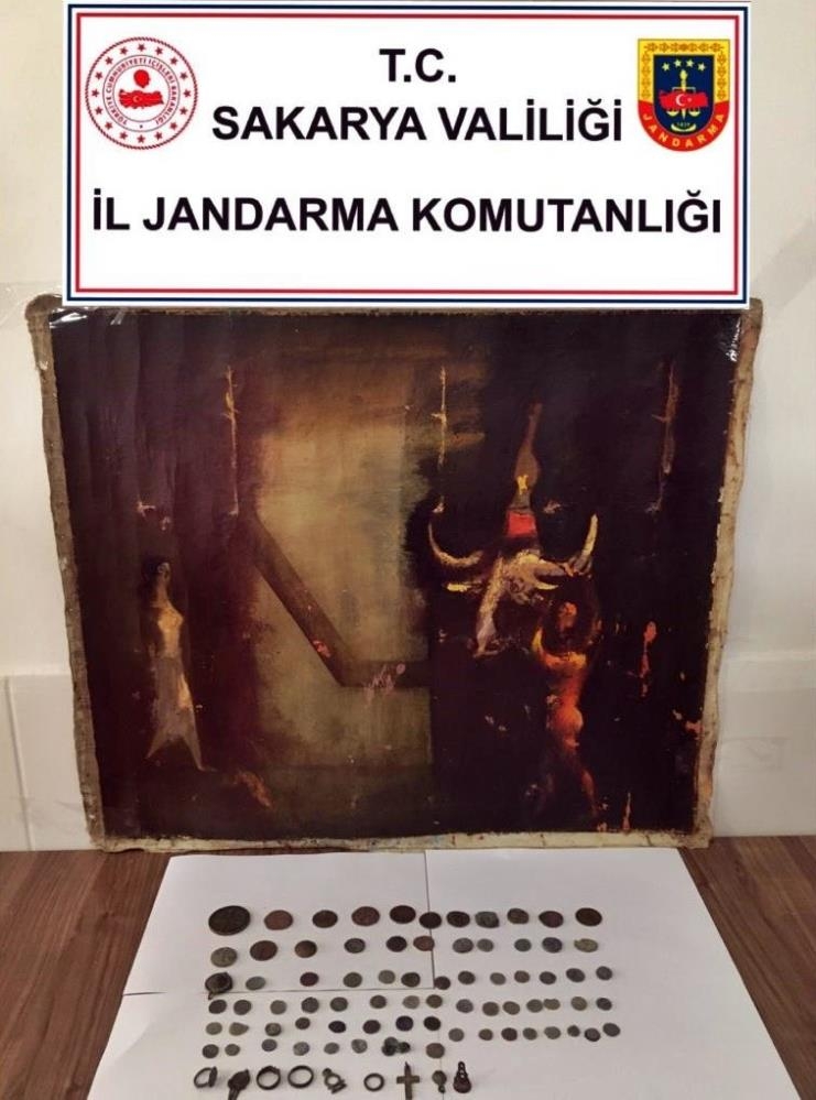 Sapanca'da tarihi eser operasyonu: 3 gözaltı