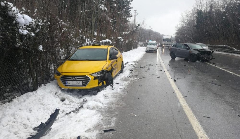 Sapanca'da zincirleme kaza