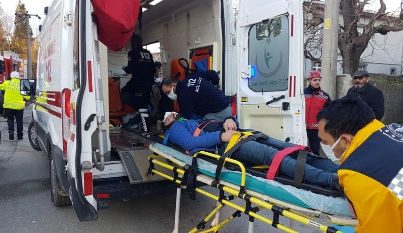 Sapanca'da zincirleme trafik kazası: 2 yaralı