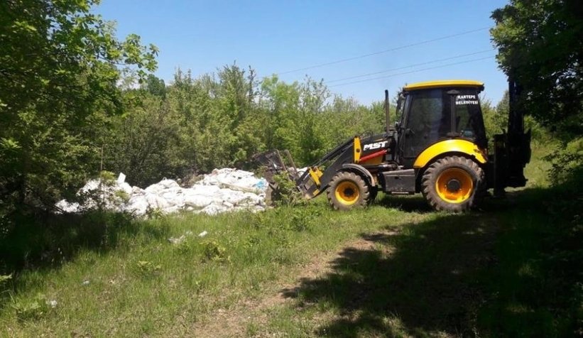 Sapanca Gölü kenarındaki atıklar temizlendi