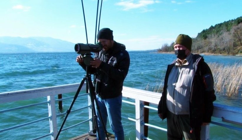 Sapanca Gölü'nde kuş sayımı yapıldı
