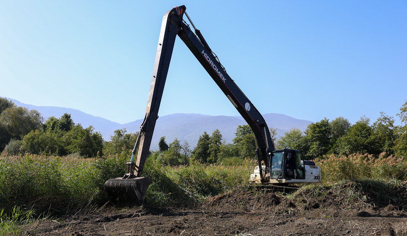 Sapanca Gölü'nde temizlik