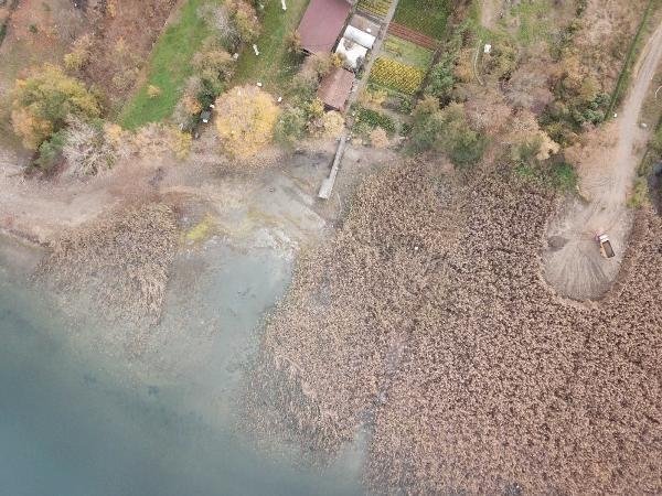 Sapanca Gölü'nden korkutan görüntüler