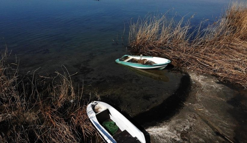 Sapanca Gölü yükseldi, kayıklar suyla buluştu