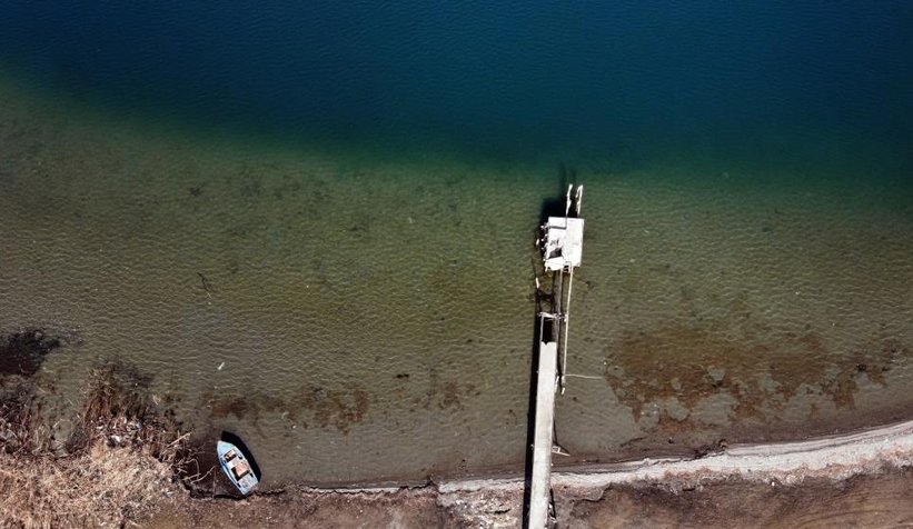 Sapanca Gölü yükseldi, kayıklar suyla buluştu