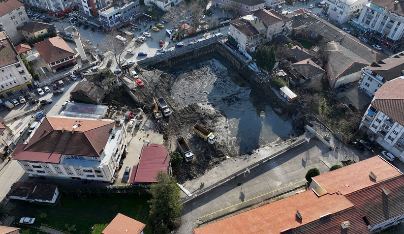 Sapanca meydan projesinde son durum