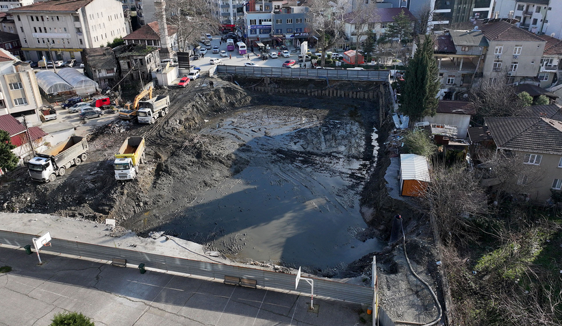 Sapanca meydan projesinde son durum