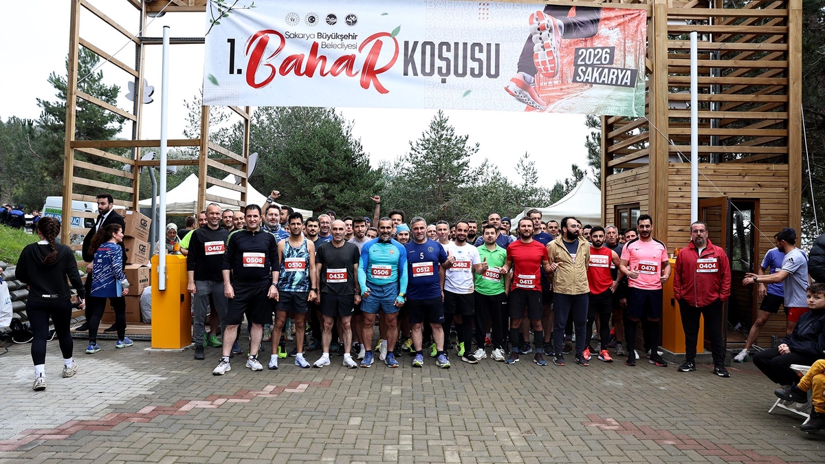 Sapanca’da bahar koşusu