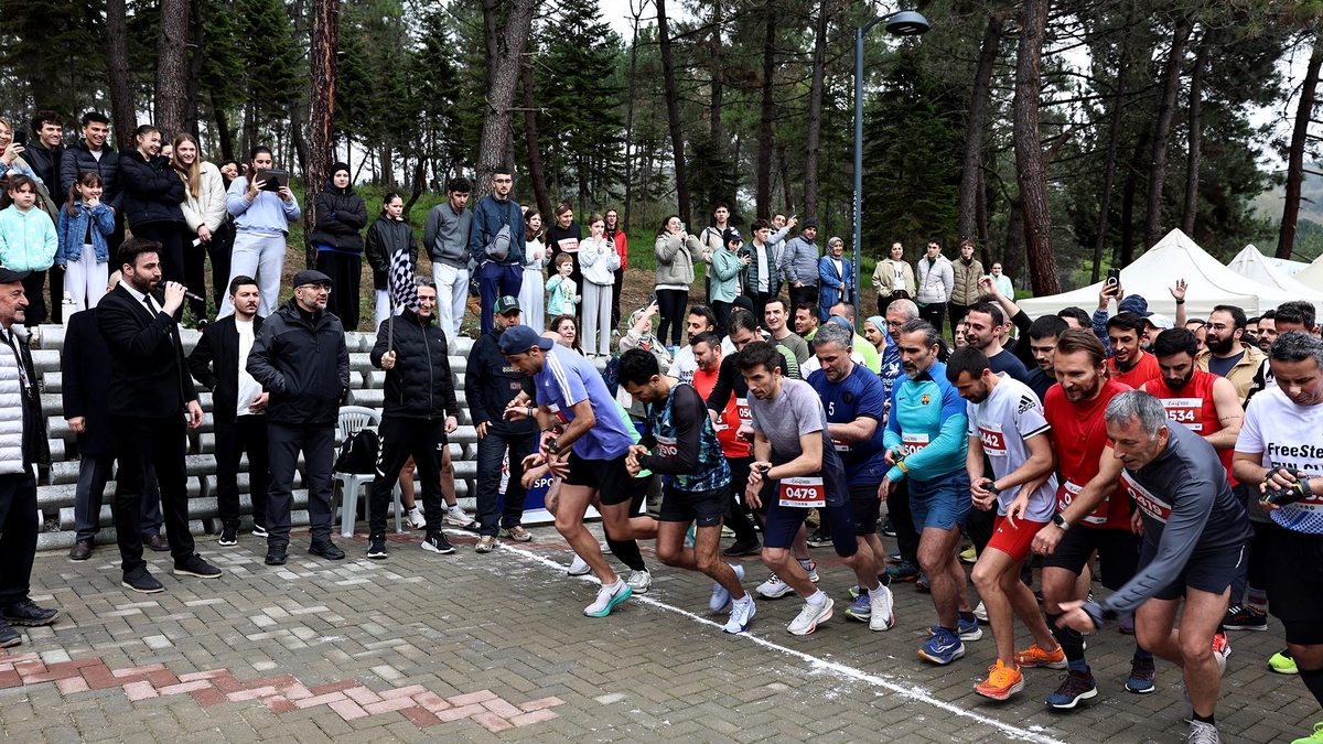 Sapanca’da bahar koşusu