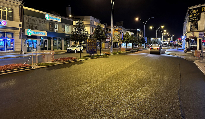 Saraybosna Caddesi’nde çalışmalar tamam