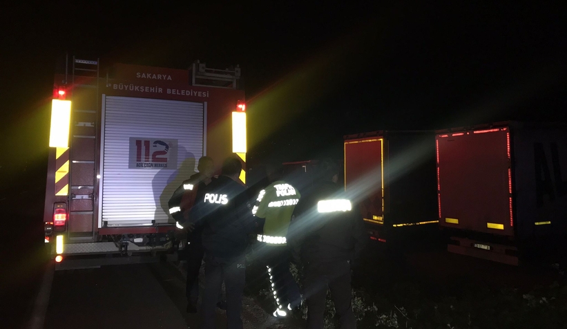 Şarampole uçan araçtan yaralı kurtuldu