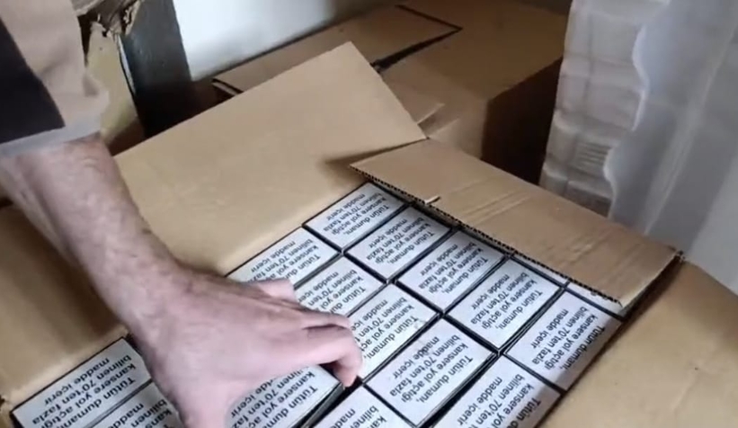 Saskarya'da kaçak tütün operasyonu