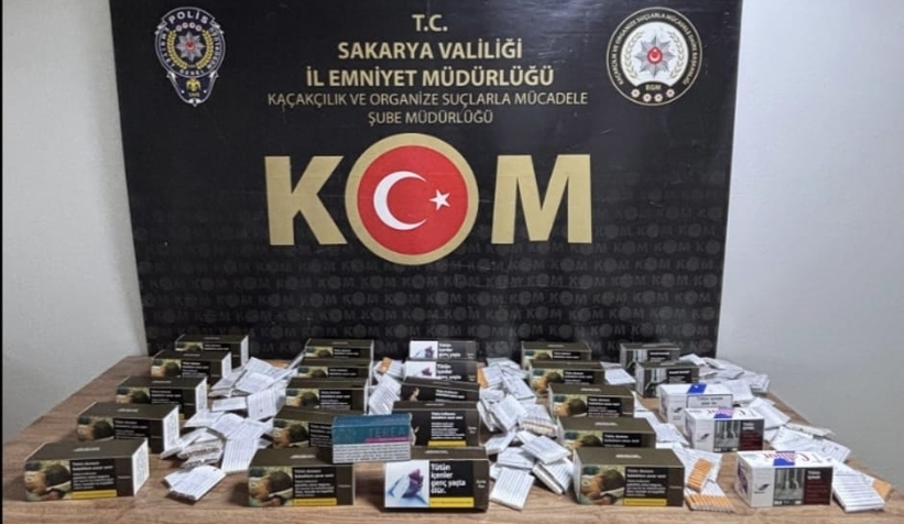 Saskarya'da kaçak tütün operasyonu